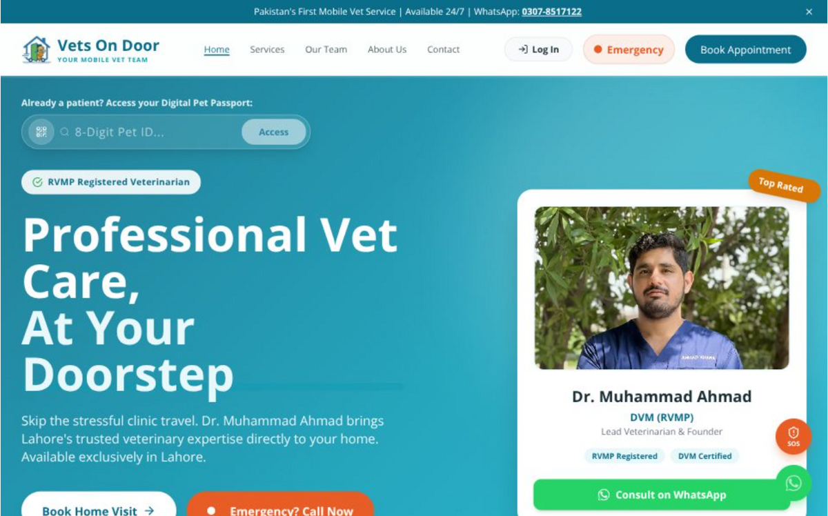 VetsOnDoor — by Soban Rafique